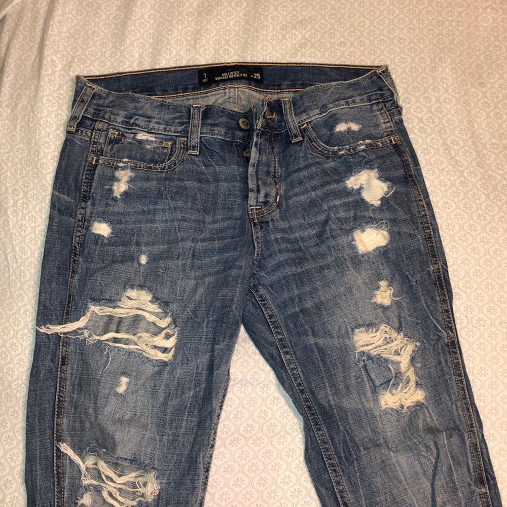 Ripped hollister jeans